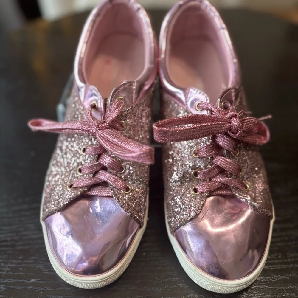 Forever Metallic Pink Sneakers